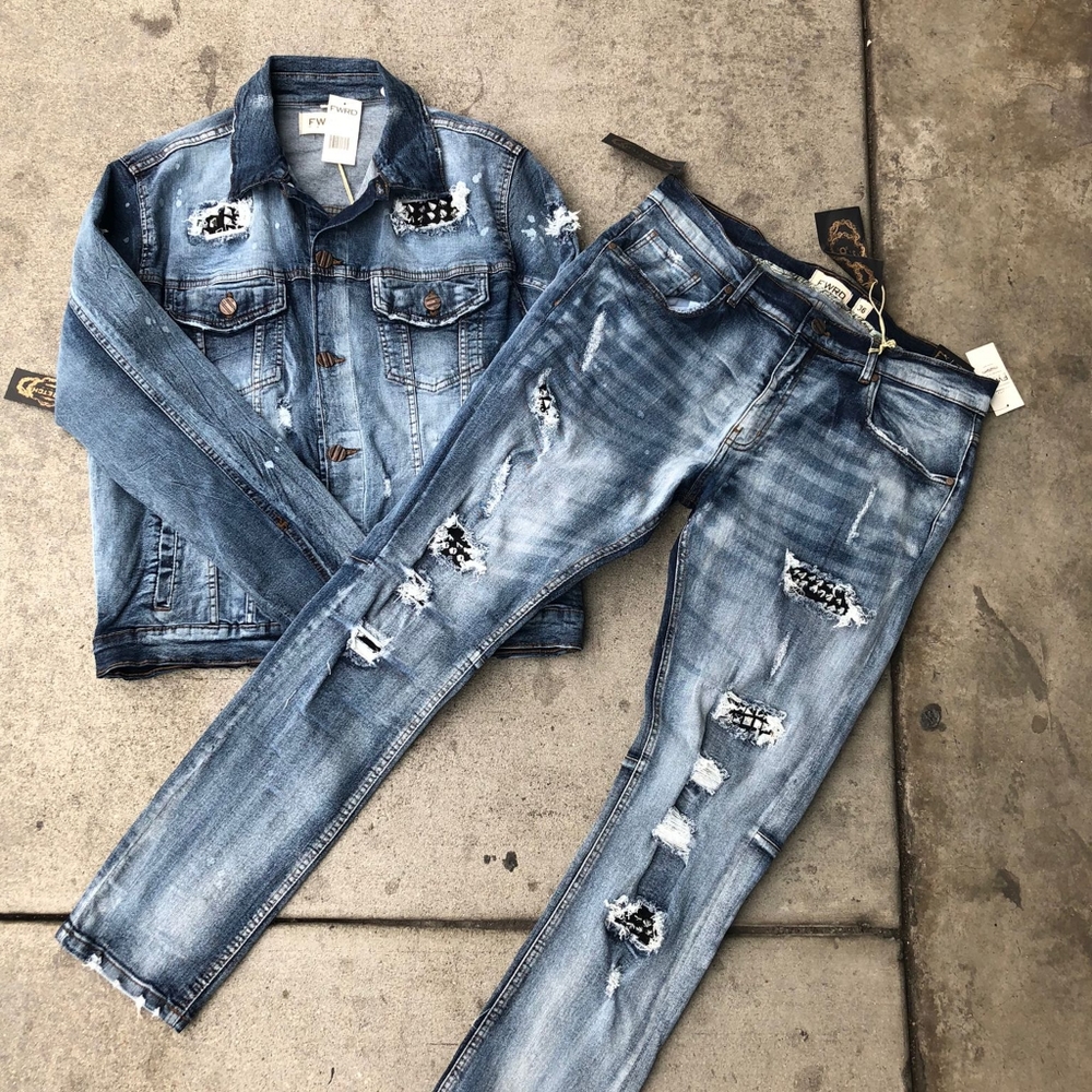 Wameia 1 pc jeans set